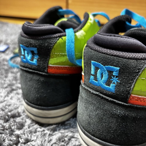 DC Old-School Sneakers used, multicolor, size 42