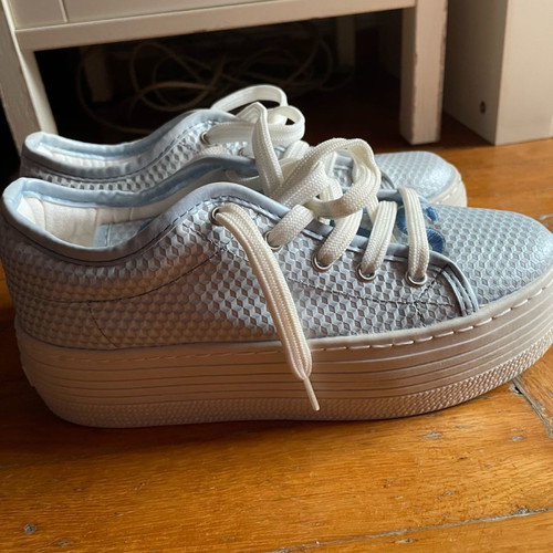 Guess double-layer sneakers size 36 like new, blue