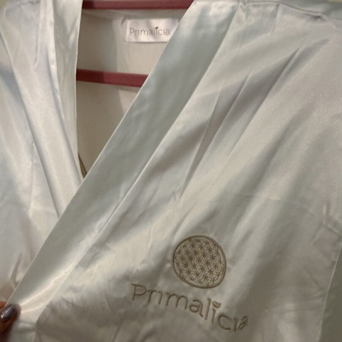 Primalicia bridal robe like new, white