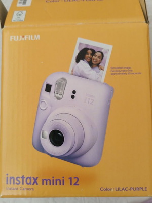 Fujifilm Instax Mini 12 instant camera, lilac