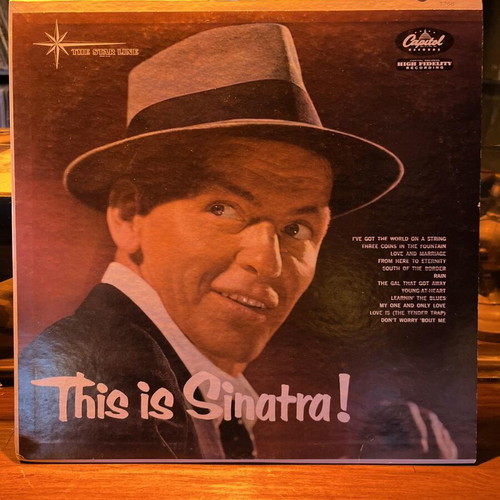 Frank Sinatra This Is Sinatra! vinyl record used
