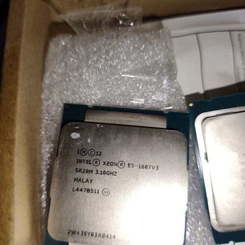 Xeon processors used, single piece