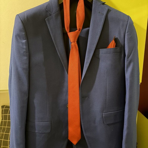 Massimo Rossi men's suit, blue, size 48