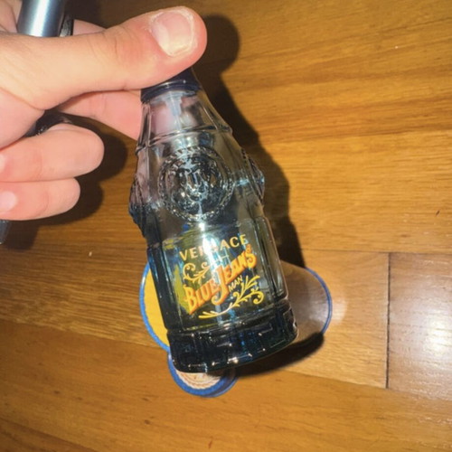 Versace BlueJeans perfume bottle empty 75 ml