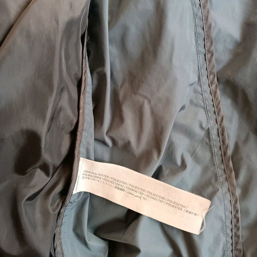 Mango windbreaker jacket like new, gray and blue, men's