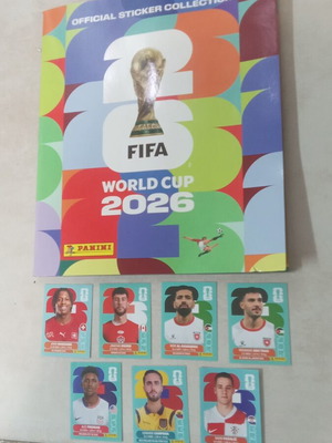Πανίνι άλμπουμ World Cup 2026 σαν καινούργιο με αυτοκόλλητα