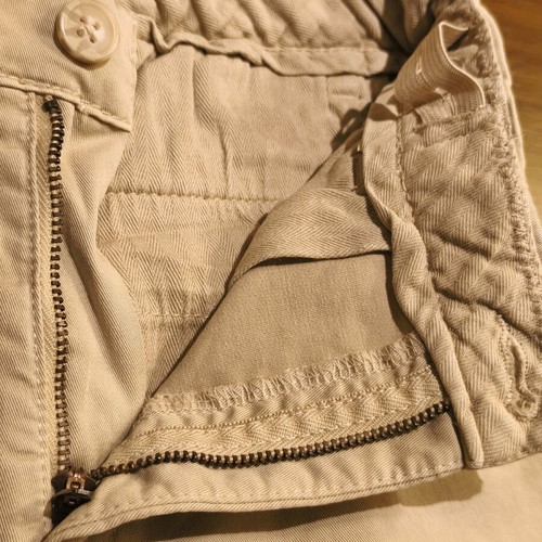 Zara chino fabric bermuda shorts 10 years 140cm like new beige