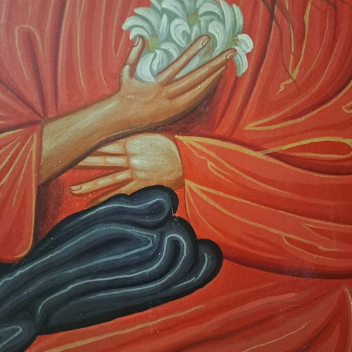 Oil painting canvas 61x87 like new