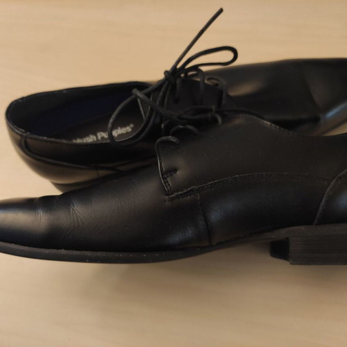 Hush Puppies men's formal shoes like new, black matte, size 41