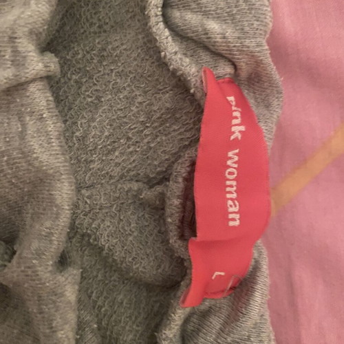 Pink Woman grey shorts used, size L
