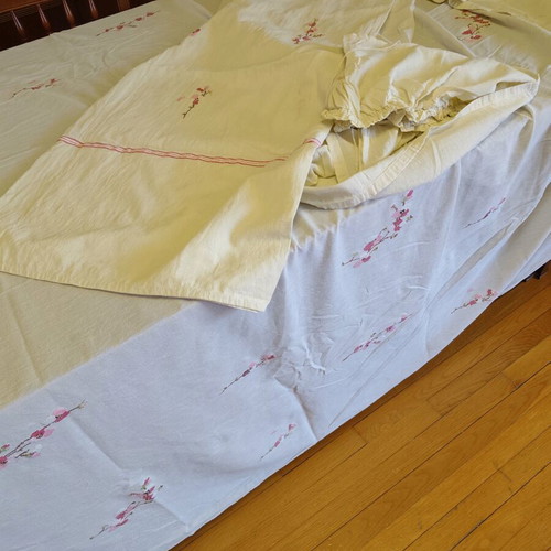 Linen curtains like new, handmade, 200x240 cm each