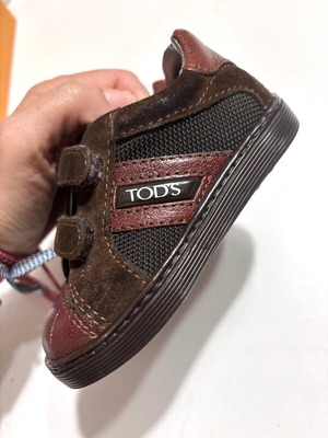 Бебешки обувки TODS употребявани, размер 20, кафяв нюанс