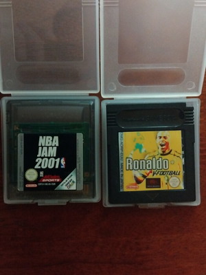 Game Boy cartridges used, pack of 2, sports
