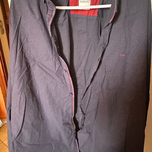 Men's shirt 7XL like new, blue and red