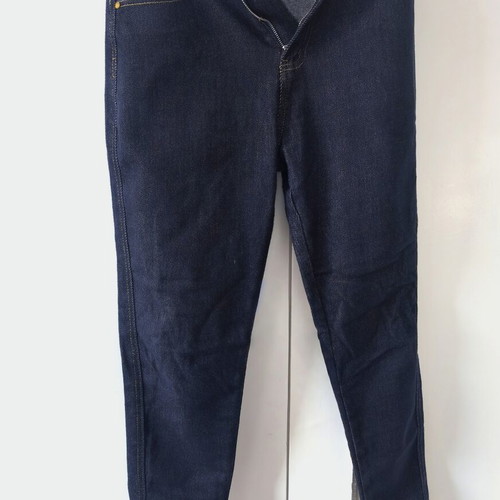 Doretta dark blue denim jeans used, elastic fabric, comfortable fit