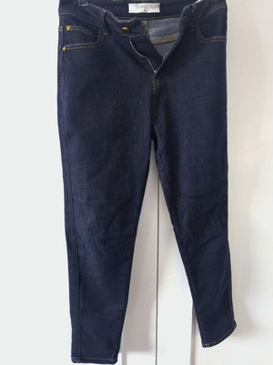 Doretta dark blue denim jeans used, elastic fabric, comfortable fit