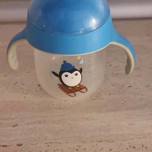 Nuk baby bottles used, glass and plastic 300ml and 125ml