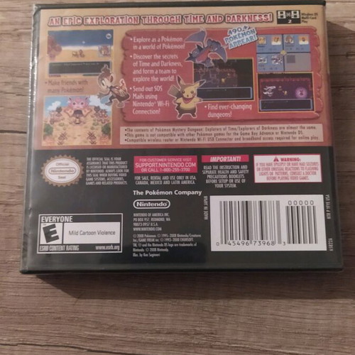Pokemon Mystery Dungeon Explorers of the Darkness Nintendo DS new