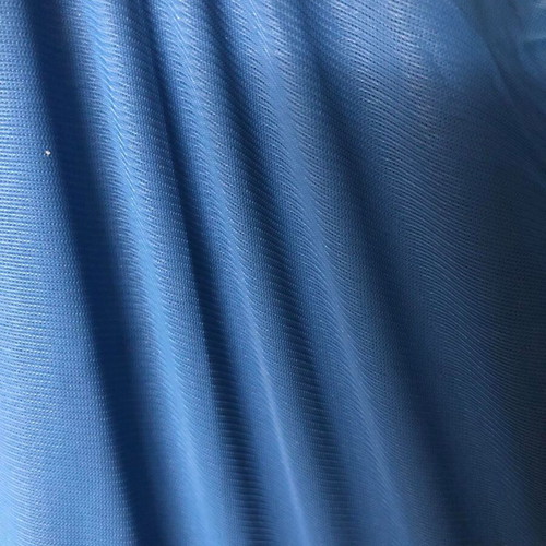 Blue lightweight elastic lining fabric used