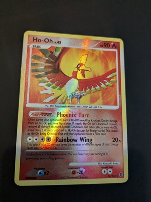 Pokemon Ho-Oh Holo Rare Card Diamond & Pearl Secret Wonders 2007 Near Mint