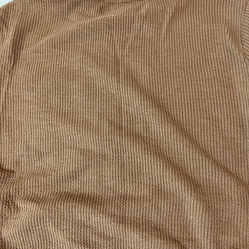 Bershka long sleeve blouse beige brown like new, size L