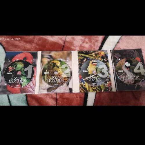 The Life of Birds BBC Documentary 4 DVD set like new