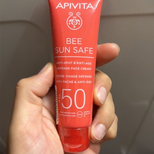 Apivita Bee Sun Safe SPF 50 Anti-Spot and Anti-Age Face Cream
