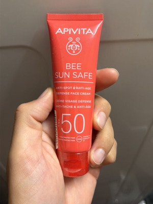 Apivita Bee Sun Safe SPF 50 Anti-Spot and Anti-Age Face Cream