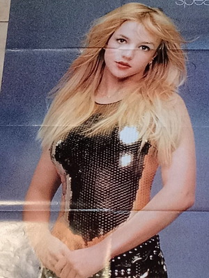 Britney Spears rare full-body giant poster set, 90s-00s