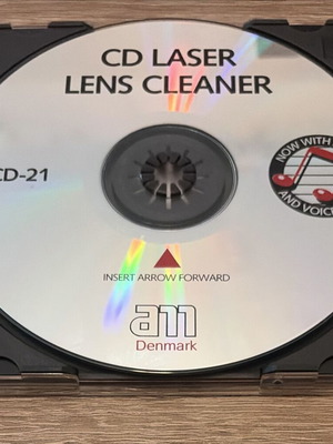 AM Denmark CD Laser Lens Cleaner CD-21 used