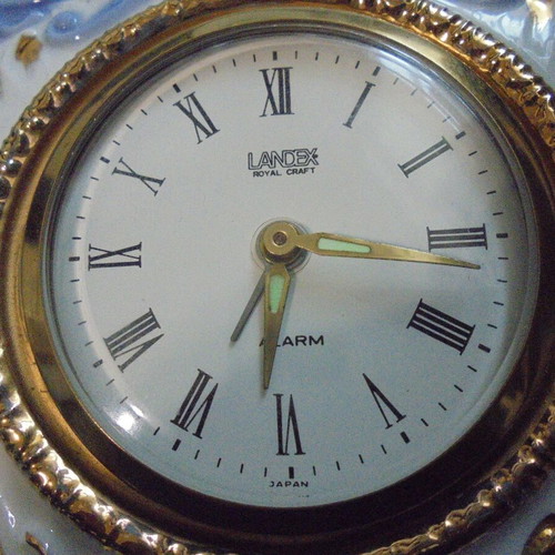 Landex Royal Craft Japan luxury porcelain clock like new