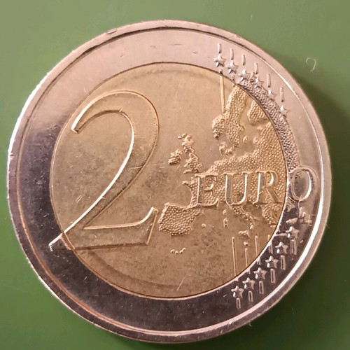 Rare collectible 2 euro coin 2022 new, proof cupronickel