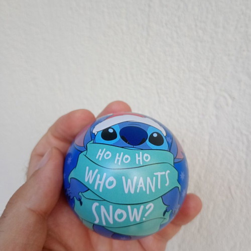 Stitch Christmas Capsule Ball used, metal ornament