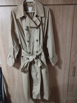 Men's H&M trench coat size XL like new, beige