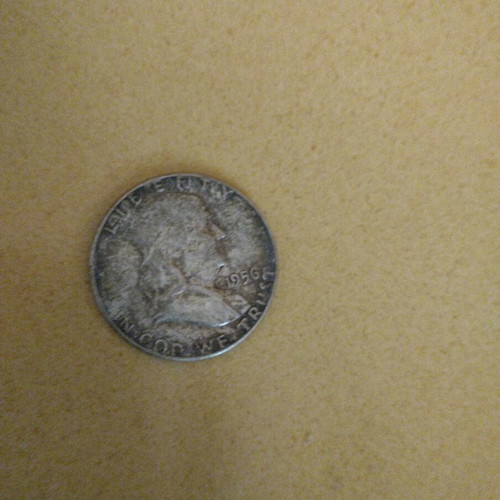 Half dollar coin 1956 used