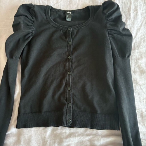 H&M black cardigan used with nice sleeves