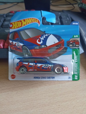 Hot Wheels Honda Civic Custom 1992 1:64 sealed