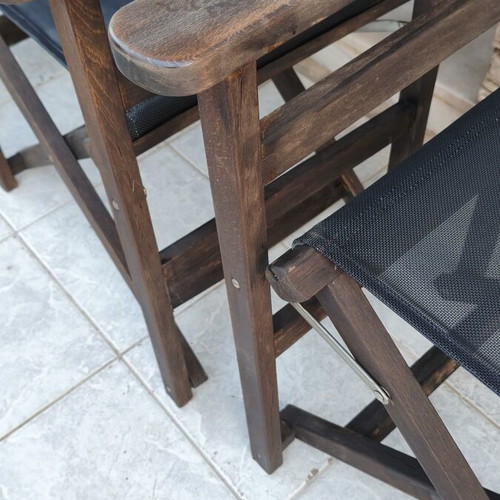 Director chairs professional set of 4 like new