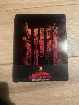 Black and White Stripes The Juventus Story Steelbook Blu-Ray used with subtitles