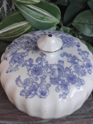 Vintage ανταλλακτικό καπάκι πορσελάνης China Blau μεταχειρισμένο