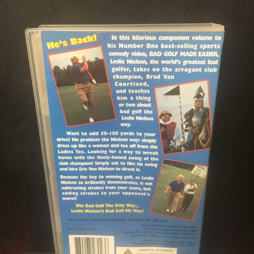 Bad Golf My Way VHS used, English version without subtitles