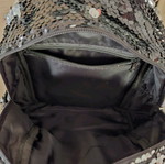 Backpack like new, black and silver