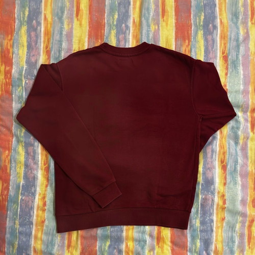 Bershka sweatshirt used, burgundy, size M