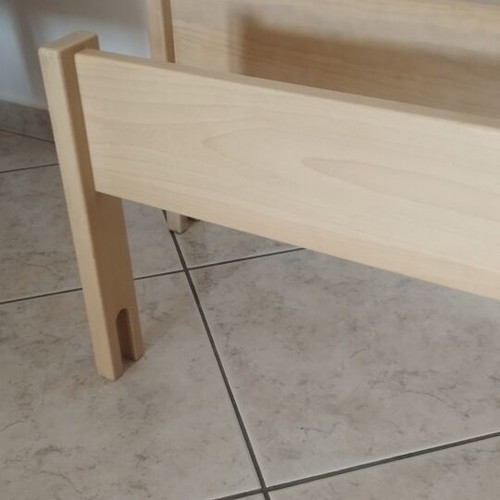 Bed safety rails like new, Italian wood