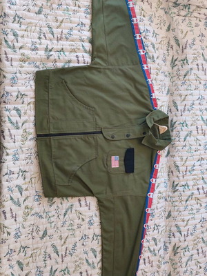 Champion short unisex cardigan new green size S