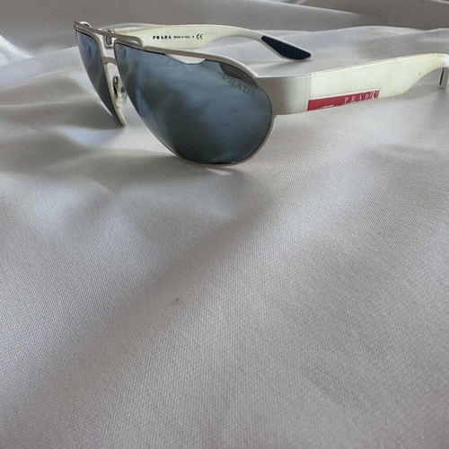 Prada sunglasses used, beige color
