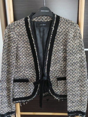 Σακάκι tweed Zara καινούργιο, πολύχρωμο, μέγεθος S