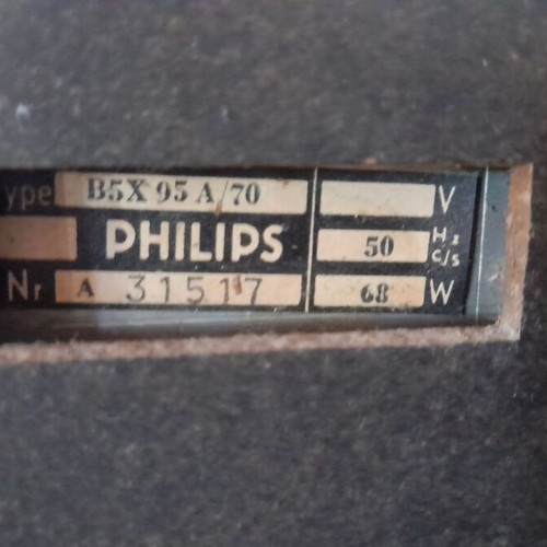 Philips Vintage Tube Radio B5X 95 A used, 1950s-60s