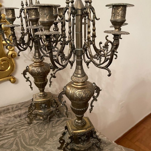 Vintage brass candlesticks like new