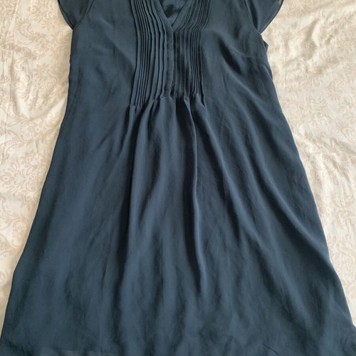 H&M dark blue petrol green dress, size 44 XL